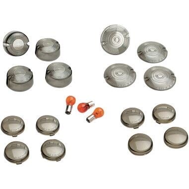 DRAG SPECIALTIES SMOKED FLAT LENS 86-12 KOD: 20401759