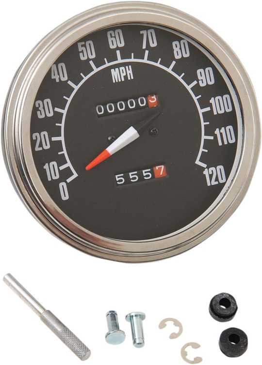 DRAG SPECIALTIES SPEEDO HD 120MPH FL 67-84 KOD: DS243861