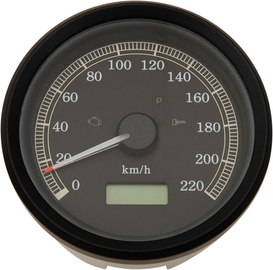 DRAG SPECIALTIES SPEEDOMETER PROG 3.37 KPH KOD: 22100390
