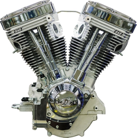 S&S ENGINE-MOTOR V124 CHR/NAT LB KOD: 09010259