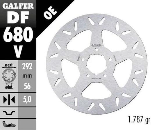 GALFER BRAKE DISC FREN DİSKİ FIXED ROUND KOD:17104212