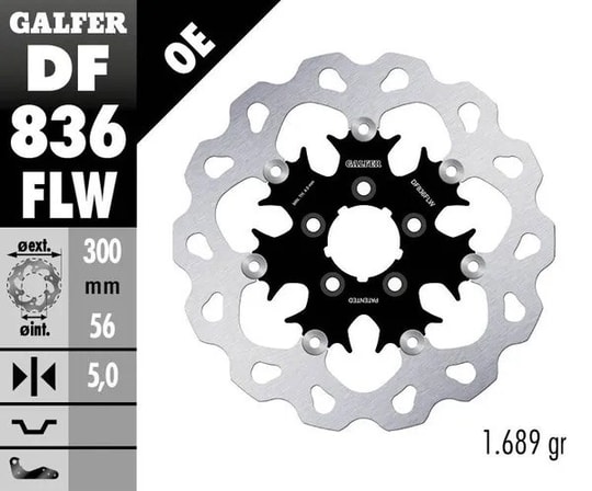 GALFER BRAKE DISC FREN DİSKİ FLOAT WAVE KOD:17104235