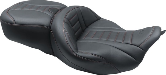 MUSTANG SEAT SUPR TOUR BLK W/RED KOD: 08011374