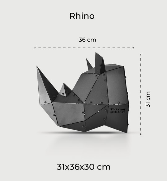 Rhino Head Siyah
