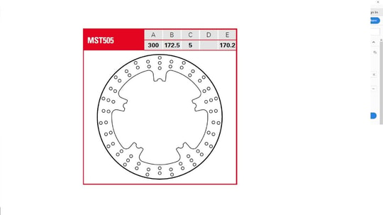 TRW ROTOR TRW KOD:17104174