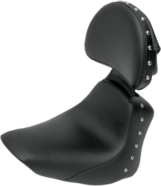 SADDLEMEN SEAT HLSDWN STUD BR FLSTC KOD:0802-0597