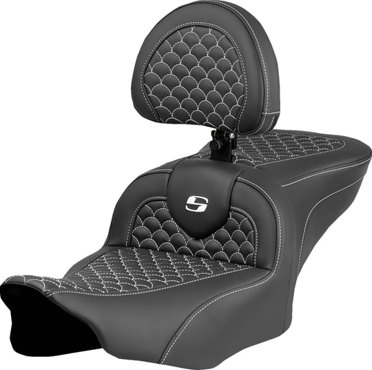 SADDLEMEN SEAT ROADSOFA DRAGON WHITE STI KOD:08012075