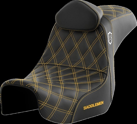 SADDLEMEN SEAT SDC PERF GRIPPER W/BR GOL KOD:0803-0736