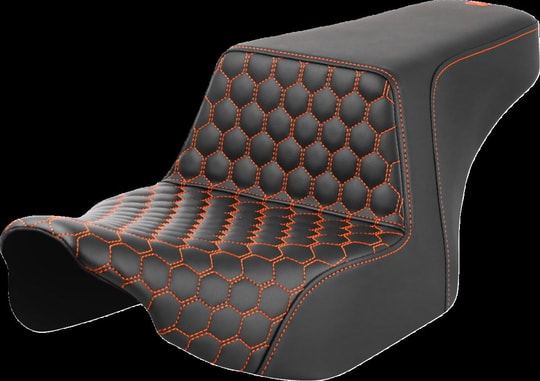 SADDLEMEN SEAT STEP UP HC FRONT ORANGE S KOD:0801-1827