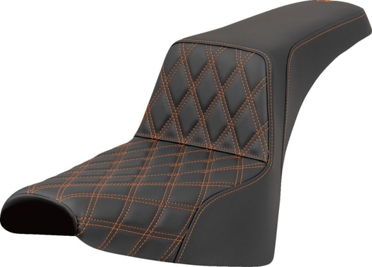 SADDLEMEN SEAT STEP UP LS ORANGE STITCH KOD:08021653
