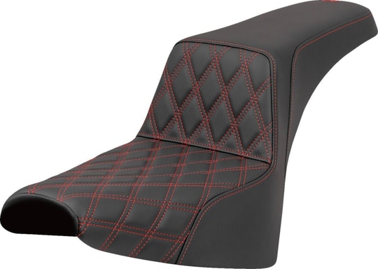 SADDLEMEN SEAT STEP UP LS RED STITCH KOD:08021651