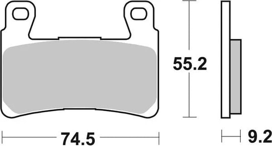 SBS BRAKE PAD FREN BALATASI CAR/CER KOD:17201010