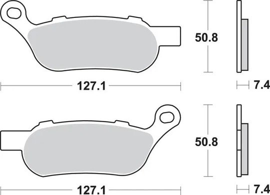 SBS BRAKE PAD FREN BALATASI SINT REAR - ARKA KOD:17211777
