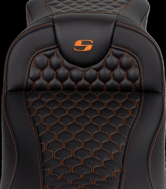 SADDLEMEN SEAT ROADSOFA HC ORANGE STITCH KOD:08011649