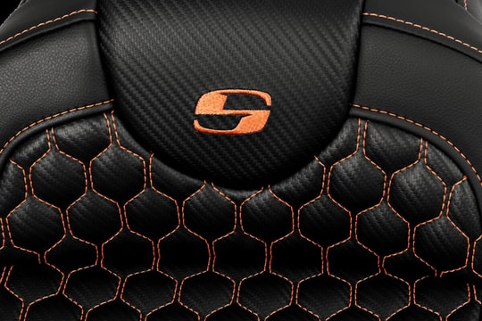 SADDLEMEN SEAT ROADSOFA HC ORANGE STITCH KOD:0801-1641