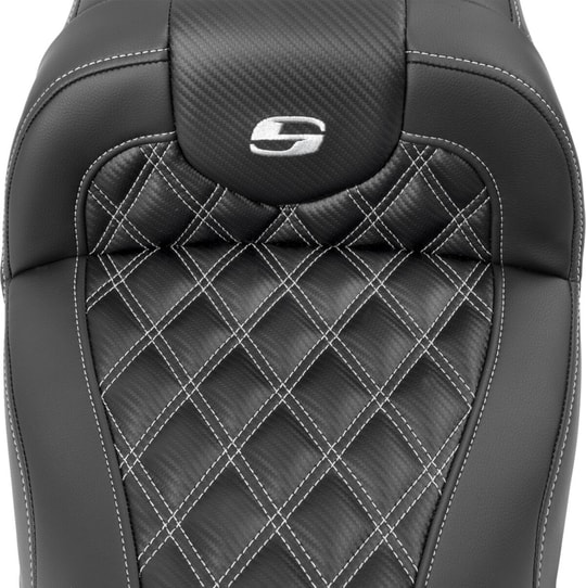 SADDLEMEN SEAT ROADSOFA LS CF SILVER STI KOD:08011784