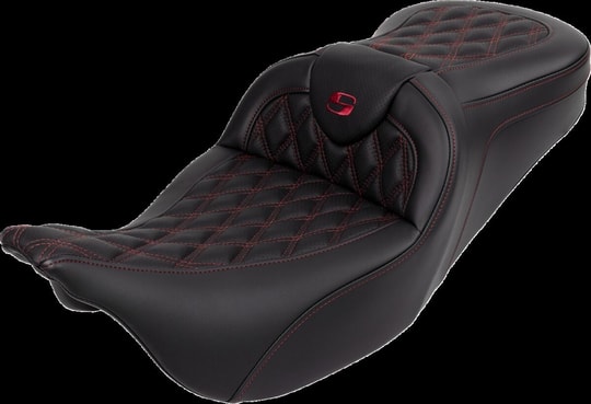SADDLEMEN SEAT ROADSOFA LS W/BR BURGUNDY KOD:0801-1606