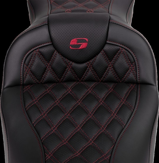 SADDLEMEN SEAT ROADSOFA LS W/BR BURGUNDY KOD:0801-1606