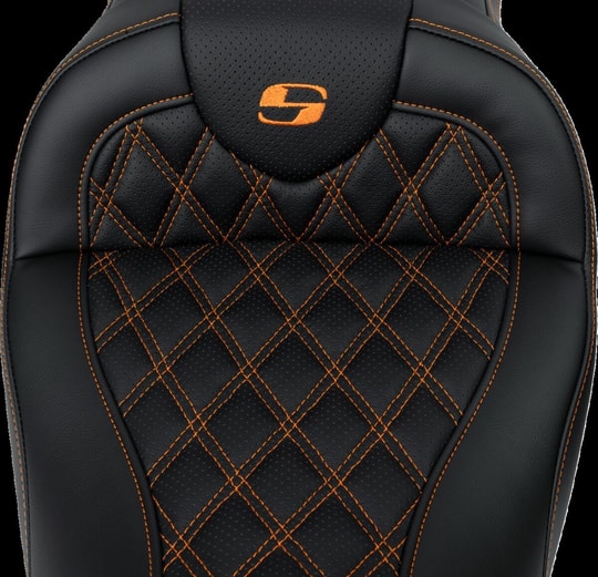 SADDLEMEN SEAT ROADSOFA LS W/BR ORANGE S KOD:0801-1608