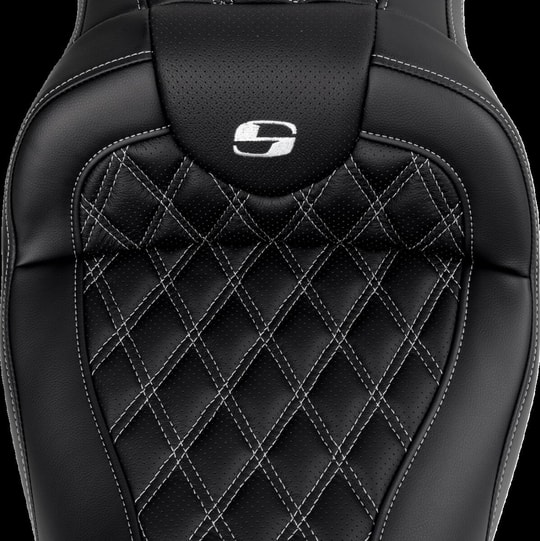 SADDLEMEN SEAT ROADSOFA LS W/BR SILVER S KOD:0801-1610
