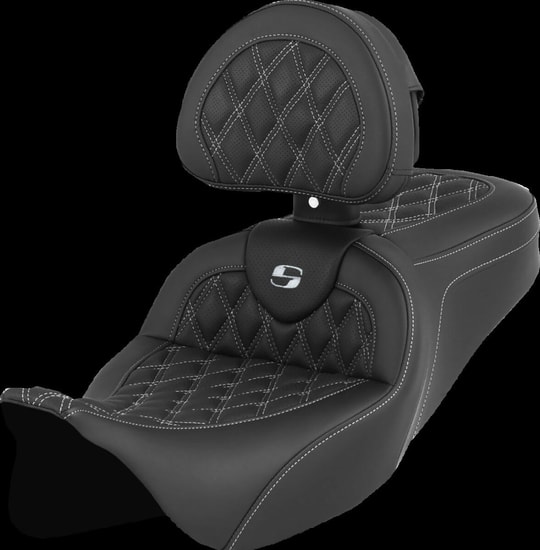 SADDLEMEN SEAT ROADSOFA LS W/BR WHITE ST KOD:0801-1611
