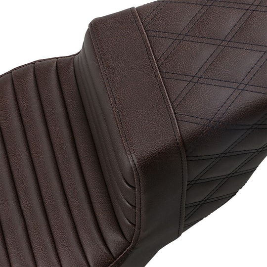 SADDLEMEN SEAT STEP UP LS FLH BROWN KOD:08011245