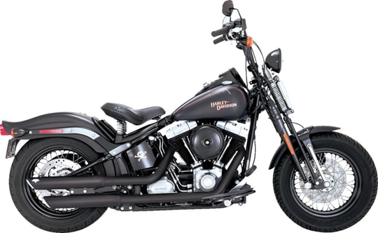 SUSTURUCU - MUFFLER  3 TWIN SLASH BLACK DL