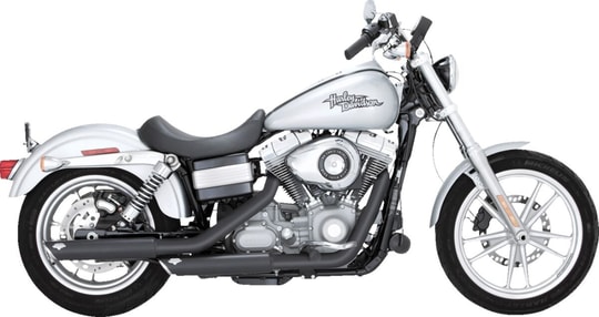 VANCE & HINES SUSTURUCU  MUFFLER  3 TWIN SLASH BLACK DY KOD: 18011787