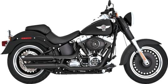 VANCE & HINES SUSTURUCU  MUFFLER  3 TWIN SLASH BLACK FA KOD: 18011783