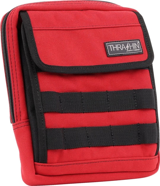 THRASHIN SUPPLY CO. BAG HANDLEBAR TSC SLIM RED KOD:35100210