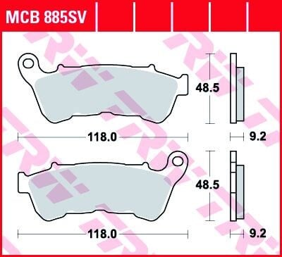 TRW BRAKE PAD - FREN BALATASI SINTER KOD:17212518