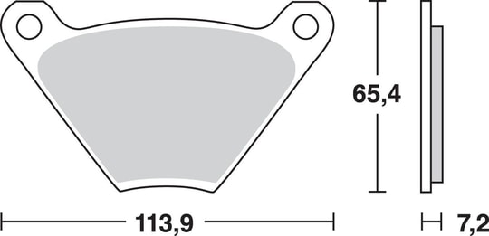 TRW BRAKE PAD - FREN BALATASI TRW MCB97 KOD:17220585