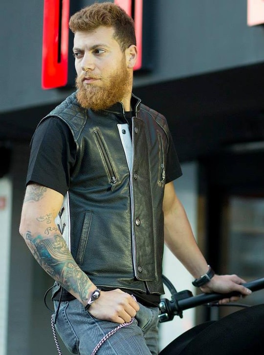 TT Custom Choppers Deri Yelek