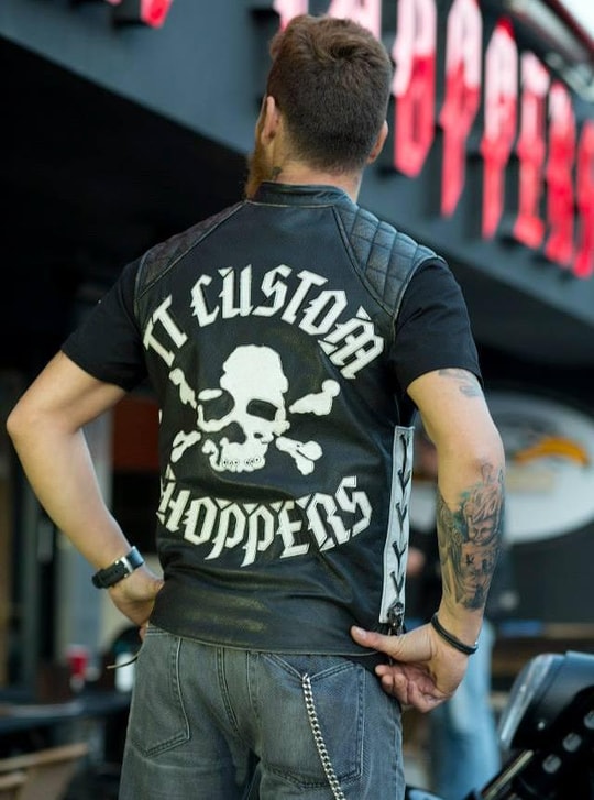 TT Custom Choppers Deri Yelek