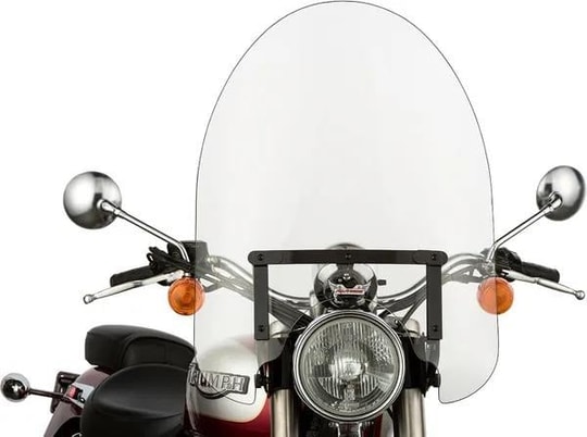 WINDSHIELD CLASSIC 22 WCHROME QUICK RELEASE – CLEAR