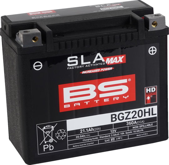 BATTERY - AKÜ BS BGZ20HL SLA MAX