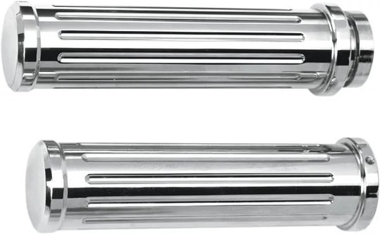 BILLET GRIPS BALL MLD CHR