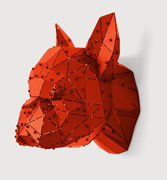 Bulldog Head Kırmızı