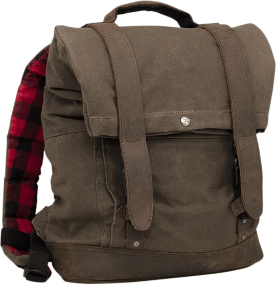BURLY BRAND BACKPACK WAXED COTTON KOD:3517-0414