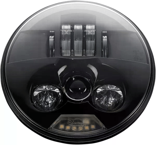 CUSTOM DYNAMICS 7 BLACK LED HEADLAMP ECE KOD:20011747