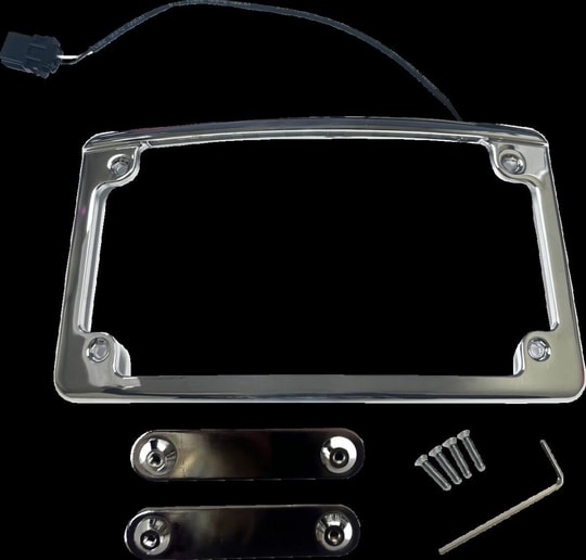 CUSTOM DYNAMICS FRAME LICENSE PLATE LIGHTED CH KOD:20302349