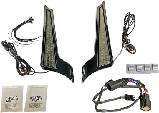 CUSTOM DYNAMICS LED PANELS CHR W/SMKLNS KOD:20402723