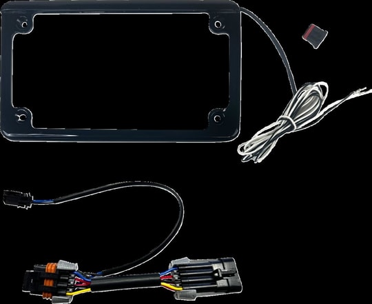 CUSTOM DYNAMICS LICENSE PLATE FRAME SXS RZR BL KOD:20302391