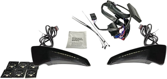 CUSTOM DYNAMICS LIGHT B-REST FLH BLK/SMK KOD:20402539