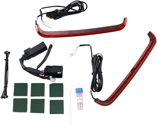 CUSTOM DYNAMICS LIGHT BAGZ 10-13 RED KOD:20402361
