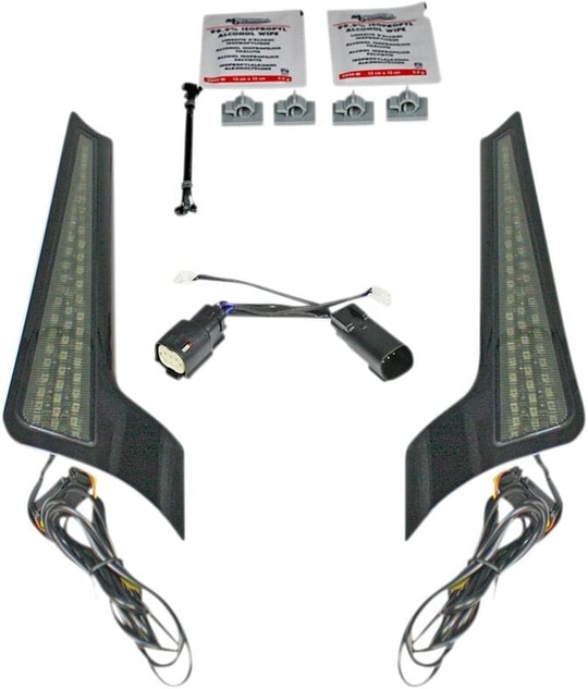 CUSTOM DYNAMICS LIGHT FASCIA 10-13BLK/SMK KOD:20402515