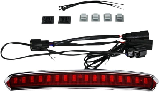 CUSTOM DYNAMICS LIGHT LID T-PACK CHR/RED KOD:20402526