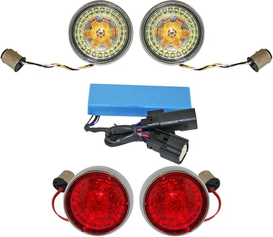CUSTOM DYNAMICS SIGNAL KIT 10-13 FLHX CHR KOD:20201598