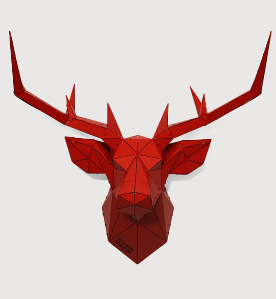 Deer Head Kırmızı