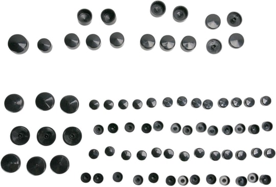 DRAG SPECIALTIES COVERS BOLT 04-22XL BLK KOD: 24010713